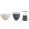 Manhattan Comfort Anderson Coffee Table, End Table 1.0, and End Table 2.0 in Cream and Grey - Set of 3 3-AT01-CRGY - alternate 8